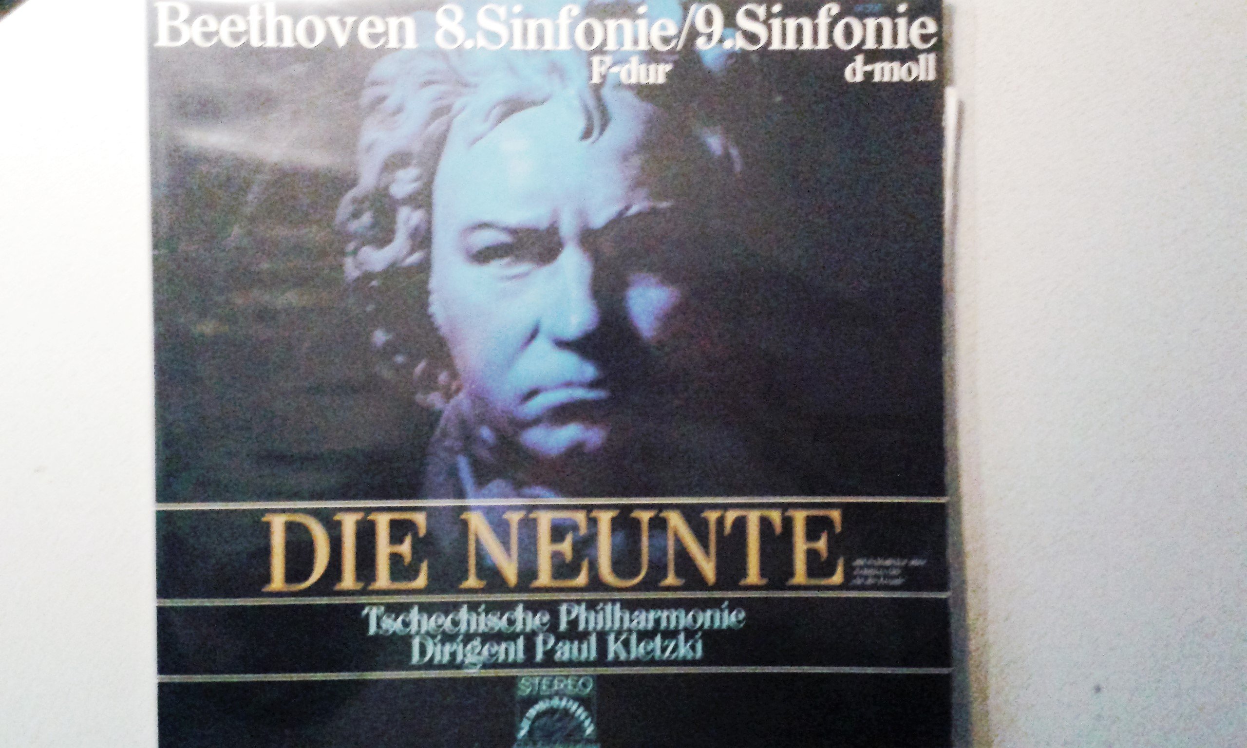 独2discs LP Paul Kletzki, Czech Philharmonic Orchestra Beethoven 8.sinfonie F-dur / 9.sinfonie D-moll 61356 	SUPRAPHON /00660 Ludwig van Beethoven - The Czech Philharmonic Orchestra Dirigent
